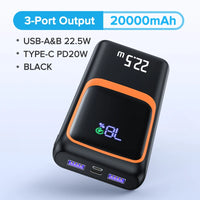 20000mAh Black