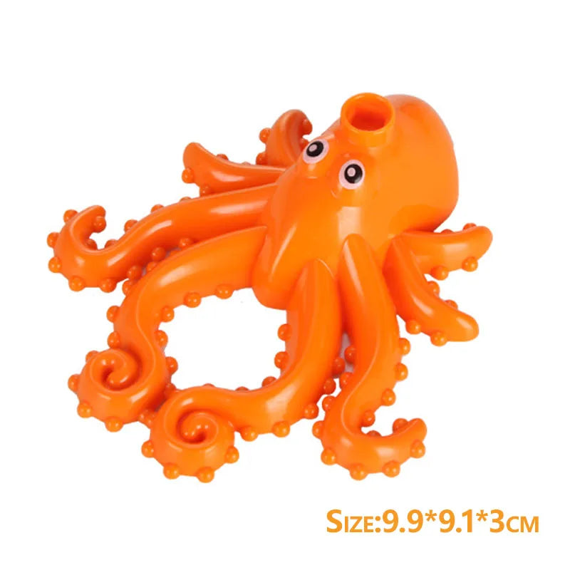 Animal Building Block Figures – Duplo-Compatible Wildlife & Farm Animals