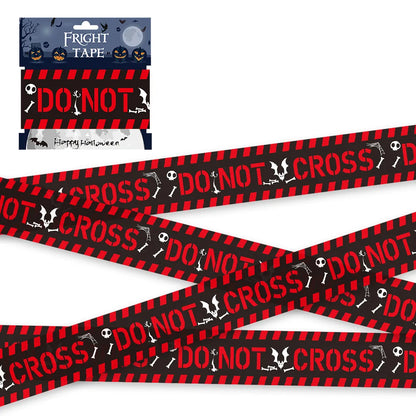 Halloween Fright Tape – Haunted Keep Out Warning Barrier Tape