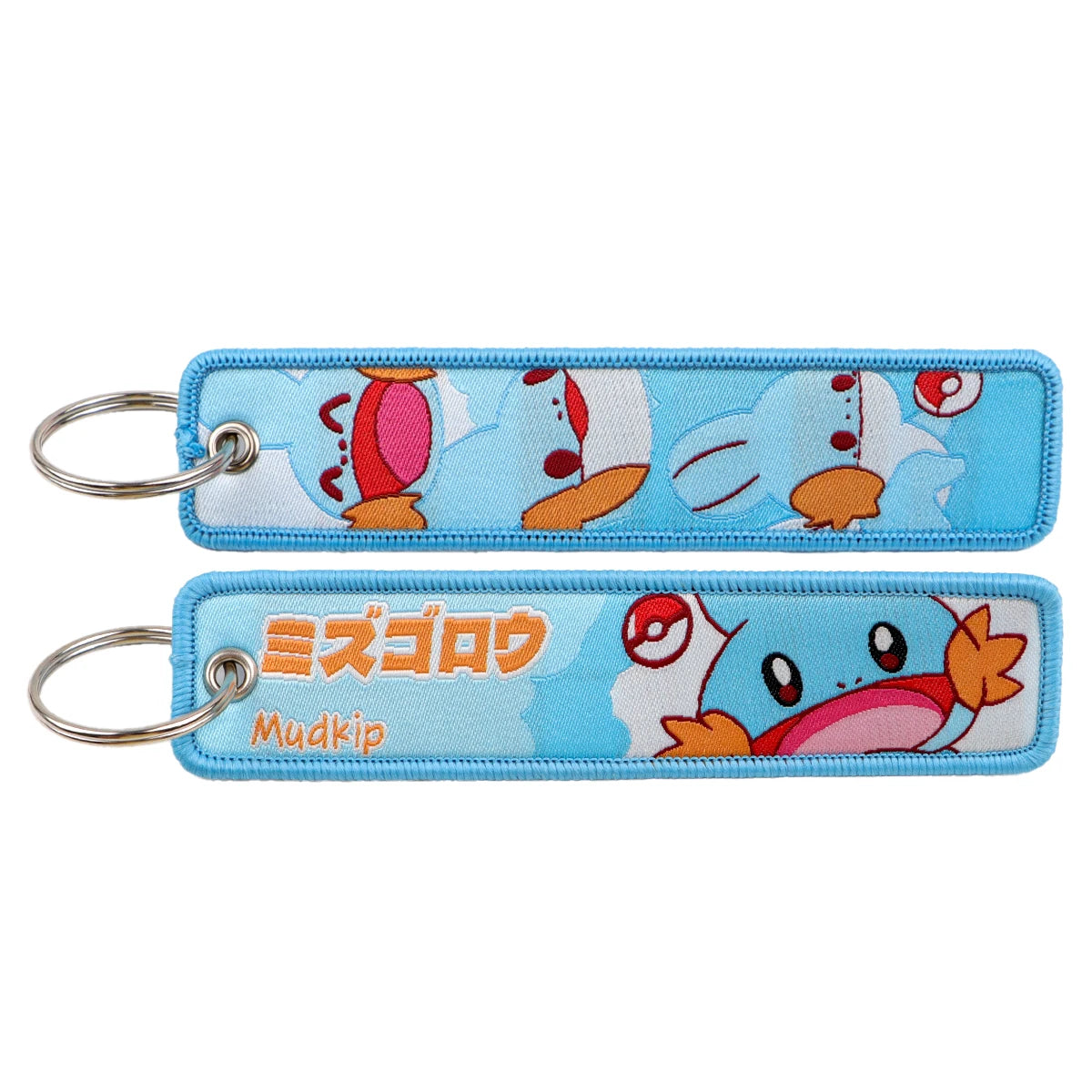 Anime Embroidered Keychain – Jet Tag Key Ring for Bags & Cars