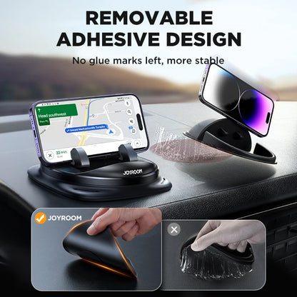 Joyroom Dashboard Car Phone Holder – Reusable Silicone Anti-Slip Mount