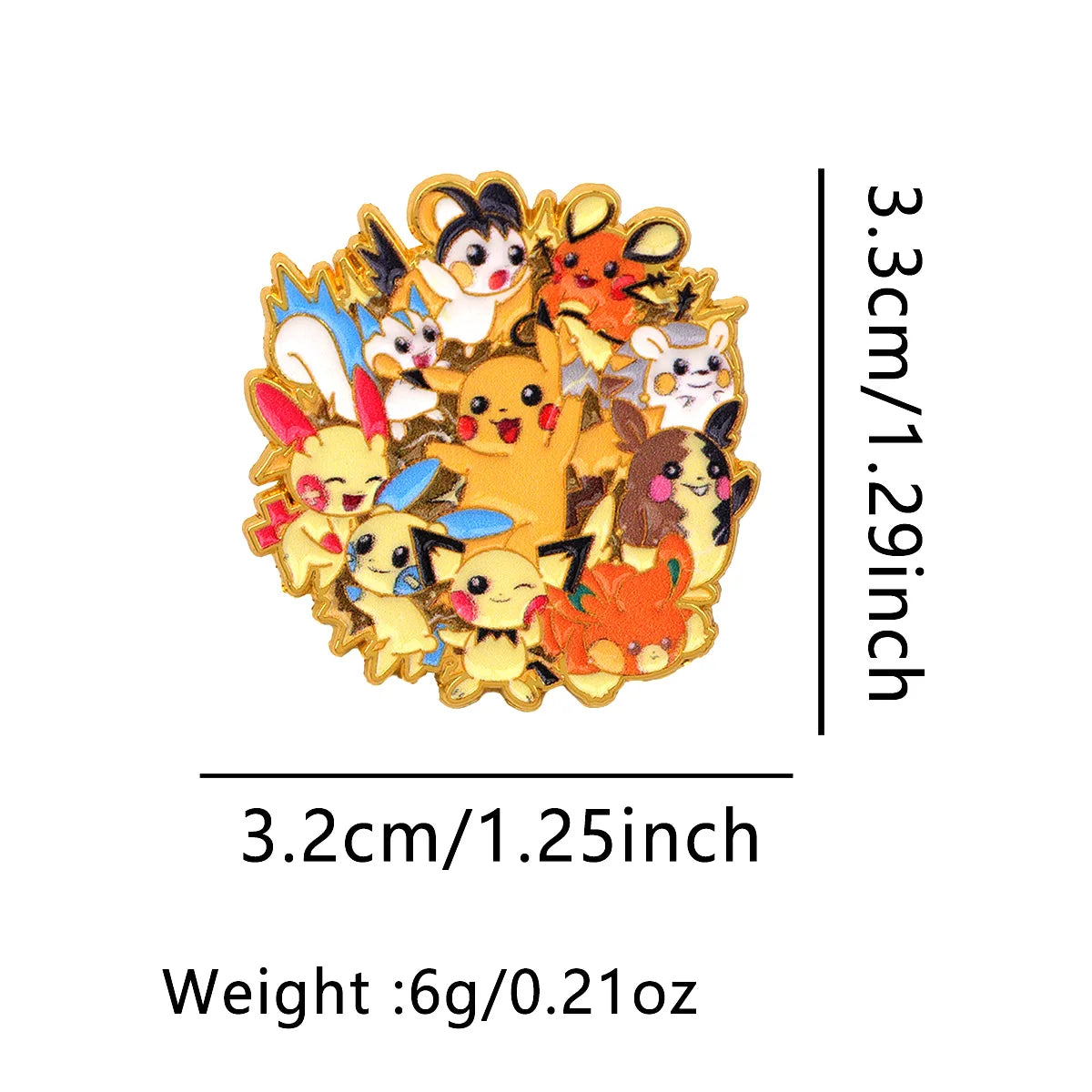 Kawaii Cartoon Enamel Pin – Cute Anime Character Brooch Badge