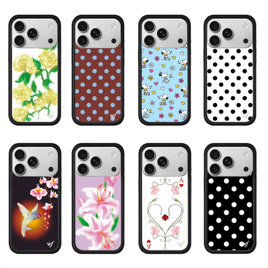 New Wildflower 3D WF Polka Dots iPhone Case