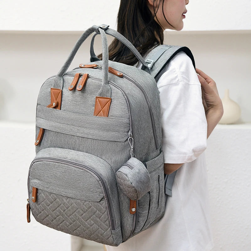 Diaper Bag Backpack with Changing Pad & USB Charging Port