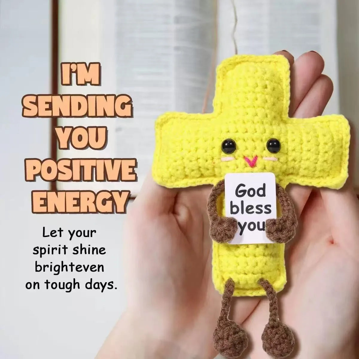 Crochet Pocket Hug Doll – Handmade Knitted Positive Energy Gift