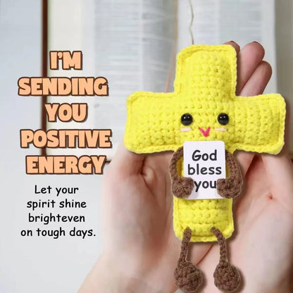 Crochet Pocket Hug Doll – Handmade Knitted Positive Energy Gift