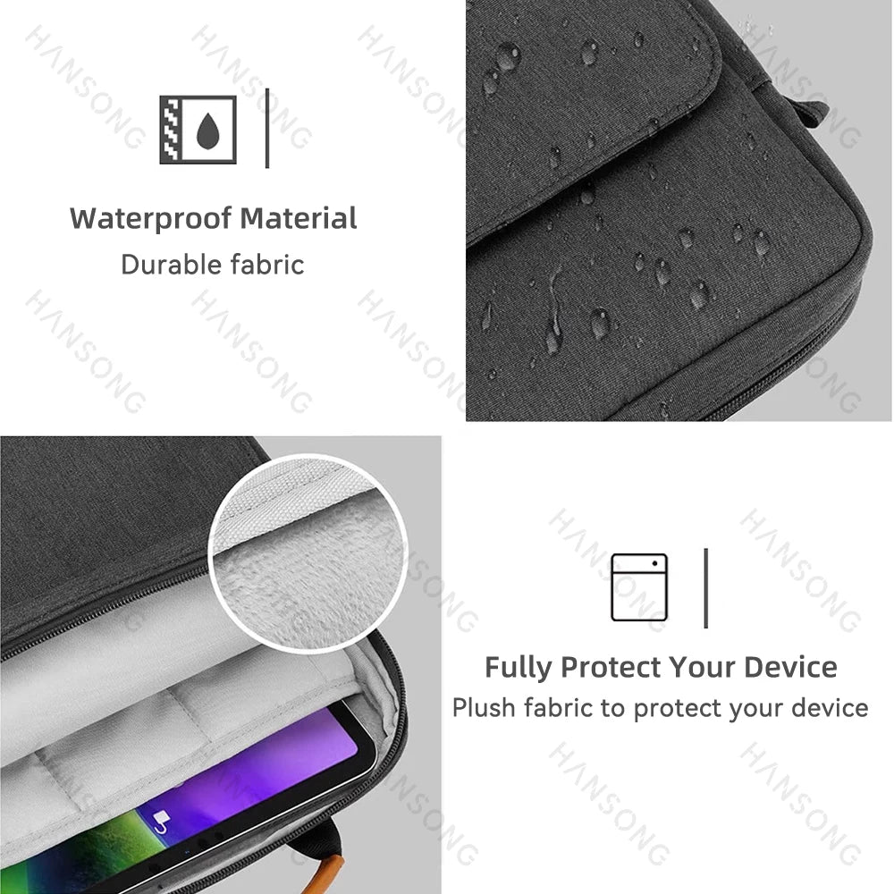 Tablet Shoulder Bag with Handle – iPad, Galaxy Tab & Laptop Carry Case