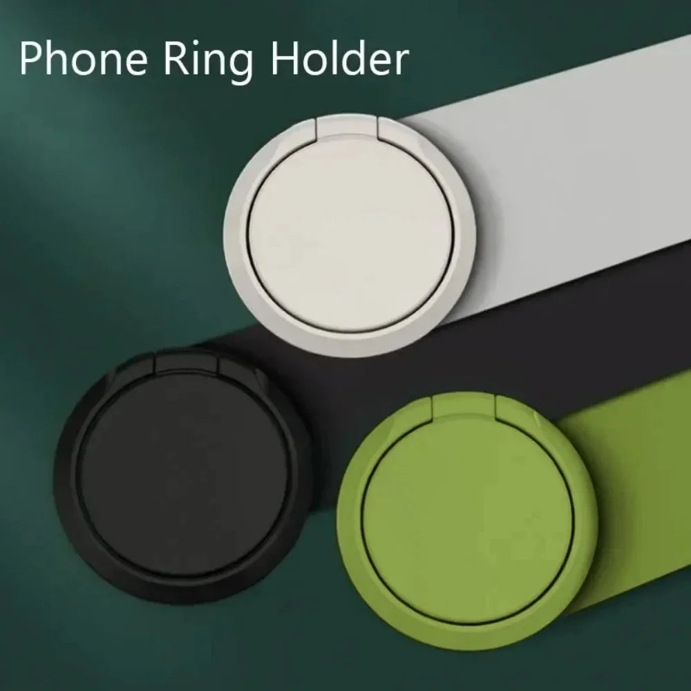 Ultra-Thin Phone Ring Holder 360° Rotating Finger Grip & Car Mount