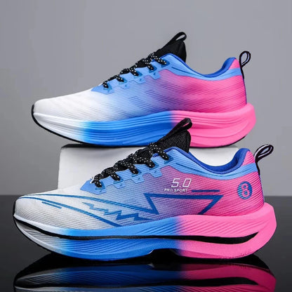Carbon Plate Running Shoes – Soft Cushion Unisex Sneakers
