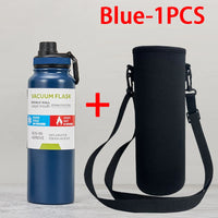 Blue With Cup Bag