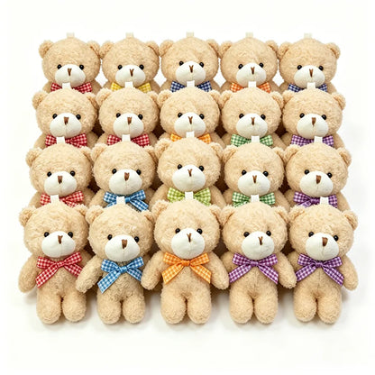 Mini Teddy Bears Bulk Pack – Soft Plush Party Favors