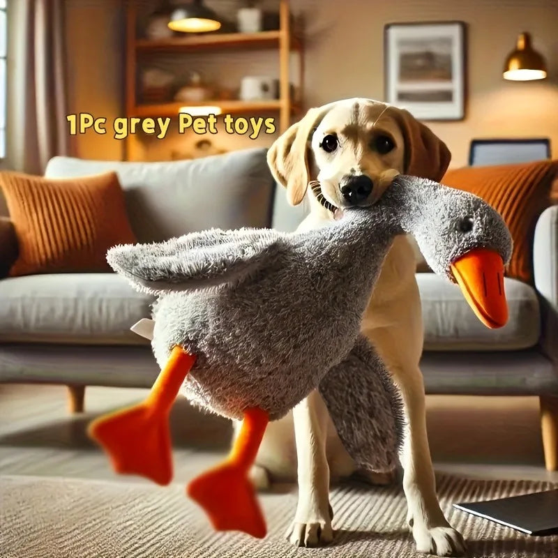 Soft Colorful Duck Plush Toy for Cats and Dogs