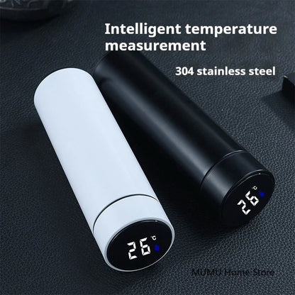 Smart Temperature Display Thermos Bottle – 500ml Insulated Water Bottle