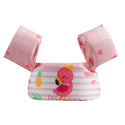 Kids Swim Vest Float Arm Bands Cartoon Pool Swimming Aid