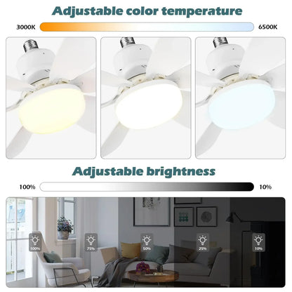 LED Ceiling Fan Light Bulb 40W E27 with Remote Control & Dimming