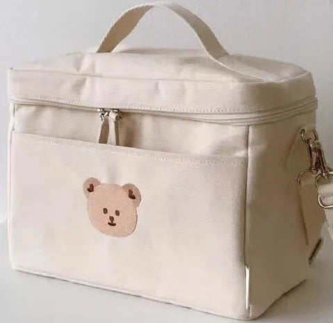 Baby Bottle Cooler Bag Insulated Thermal Mommy Stroller Organizer
