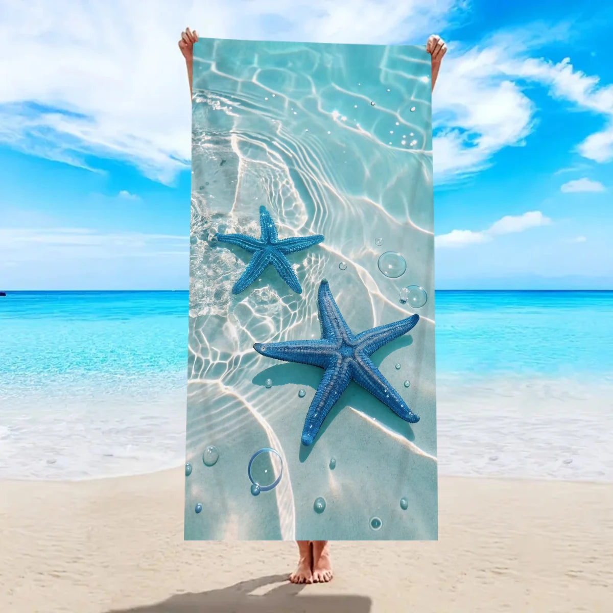 Ocean Element Beach Towel – Oversized Microfiber Sand-Free Towel