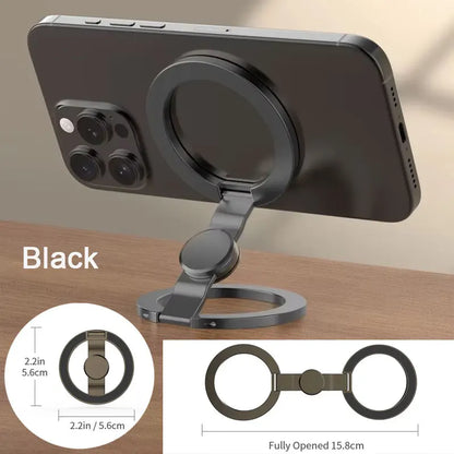 Magnetic Phone Ring Holder – MagSafe Foldable Stand & Grip