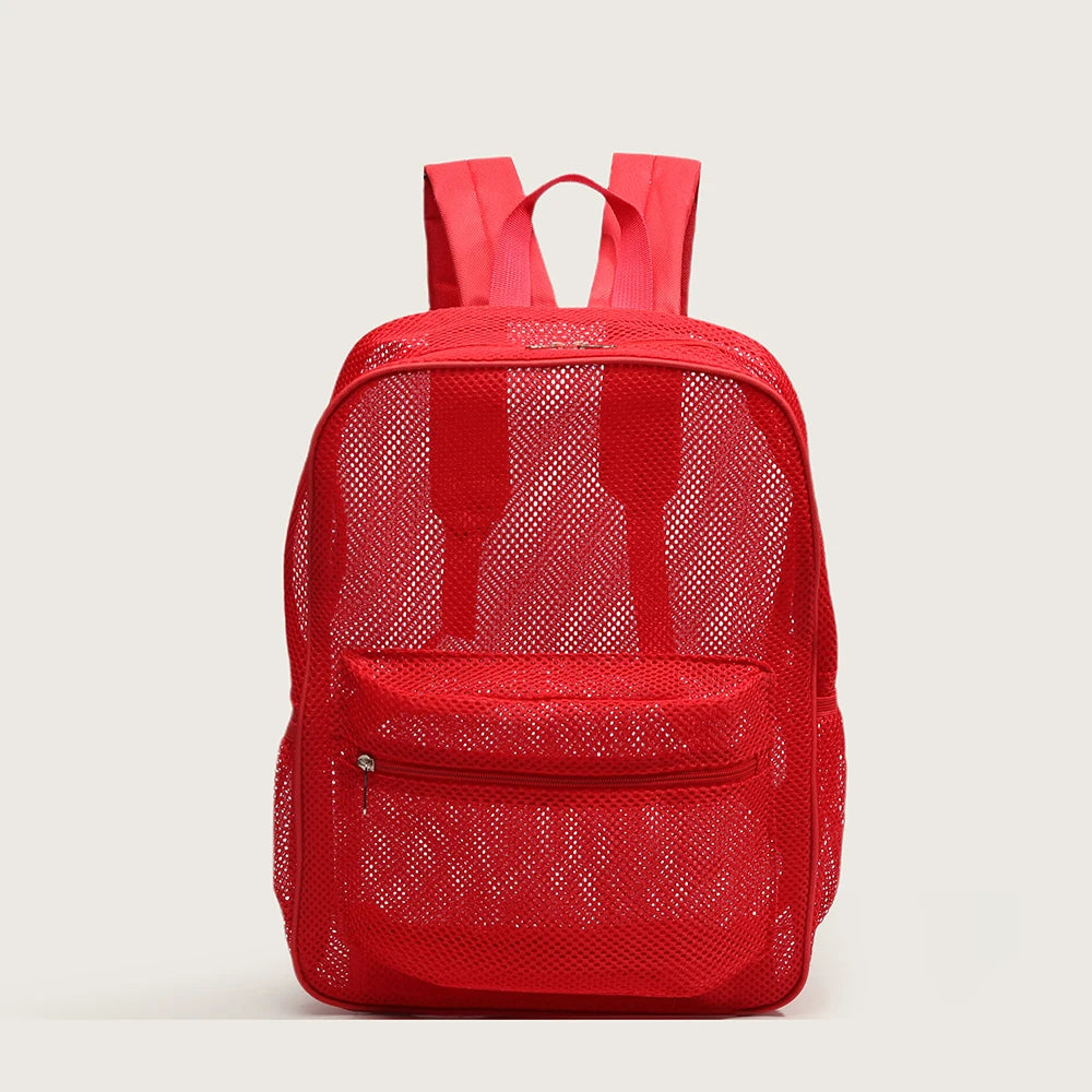 Women's Mesh Breathable Backpack – Casual Outdoor Travel Bag