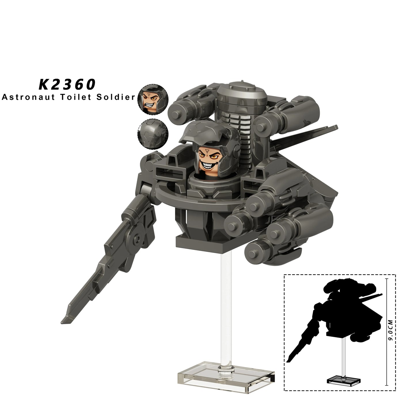 Skibidi Toilet Mini Building Block Figures – TV Man, Cameraman & More
