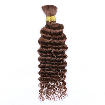 Deep Wave Human Braiding Hair Bulk 100g No Weft for Boho Braids