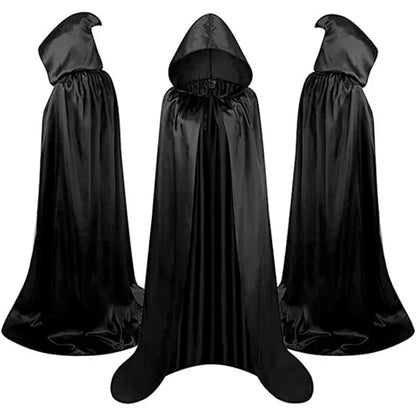 Halloween Hooded Cloak – Unisex Witch Cape Cosplay Costume
