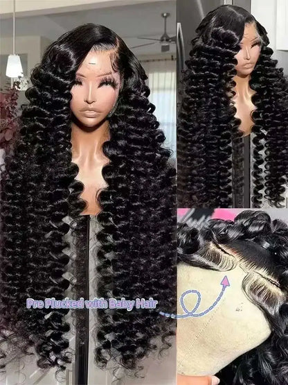 HD Loose Deep Wave Lace Front Wig – 13x4 & 13x6 Human Hair