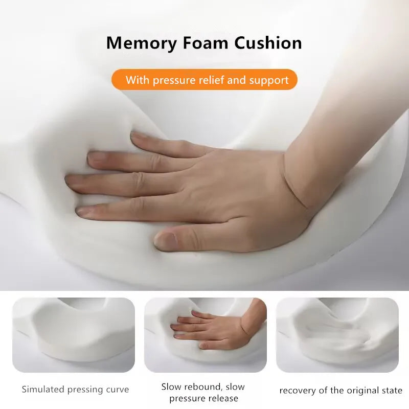 Coccyx Seat Cushion – Orthopedic Chair Pad for Sciatica & Back Pain Relief