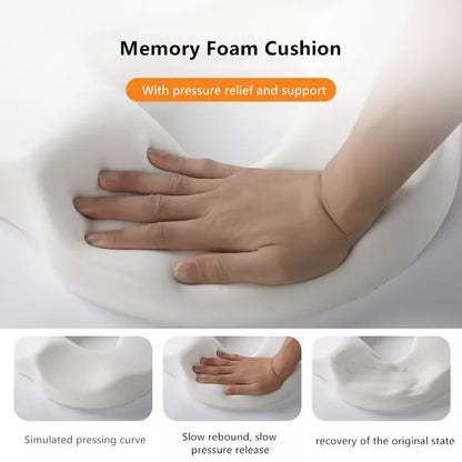 Coccyx Seat Cushion – Orthopedic Chair Pad for Sciatica & Back Pain Relief