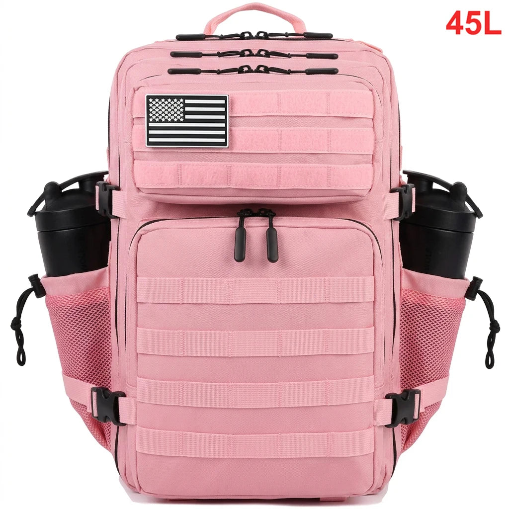 45L Tactical Backpack – Waterproof Military Hiking Bag