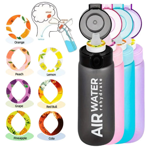 750ML Fruit Flavor Sports Water Bottle with 7 Pods