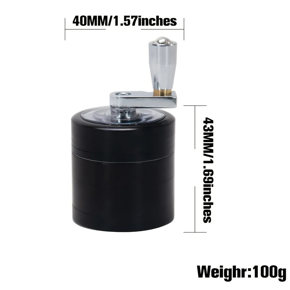 Manual Nut and Spice Grinder for Nutmeg Ginger Salt and Peppercorn