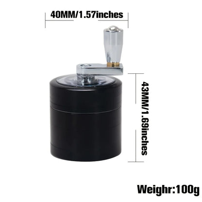 Manual Nut and Spice Grinder for Nutmeg Ginger Salt and Peppercorn