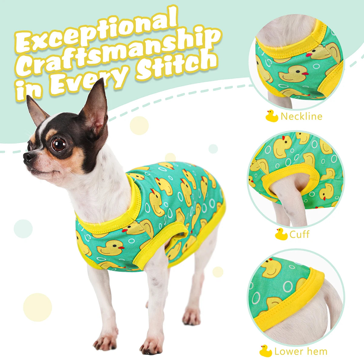 Sleeveless Dog Shirt – Moisture-Wicking & Breathable Pet Tee