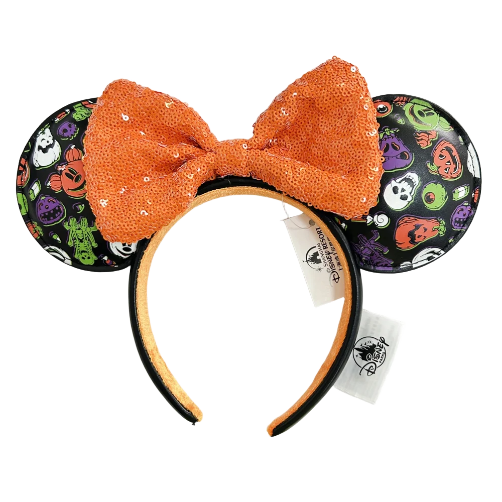 Disney Mickey Minnie Ears Headband – Sequin Bow Costume Cosplay