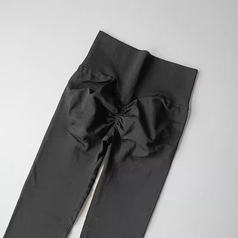 Seamless High Waist Yoga Leggings Women – Scrunch Butt Push Up Gym Pants