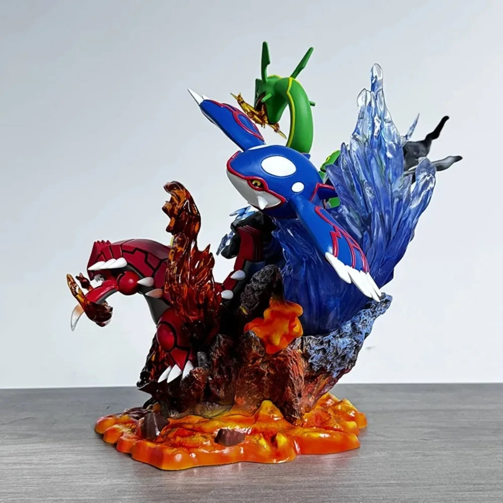 35CM Pokémon Groudon Kyogre Rayquaza PVC Action Figure