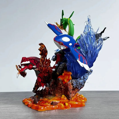 35CM Pokémon Groudon Kyogre Rayquaza PVC Action Figure