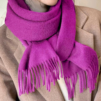 Cashmere Wool Winter Scarf for Women – Soft Wrap Shawl