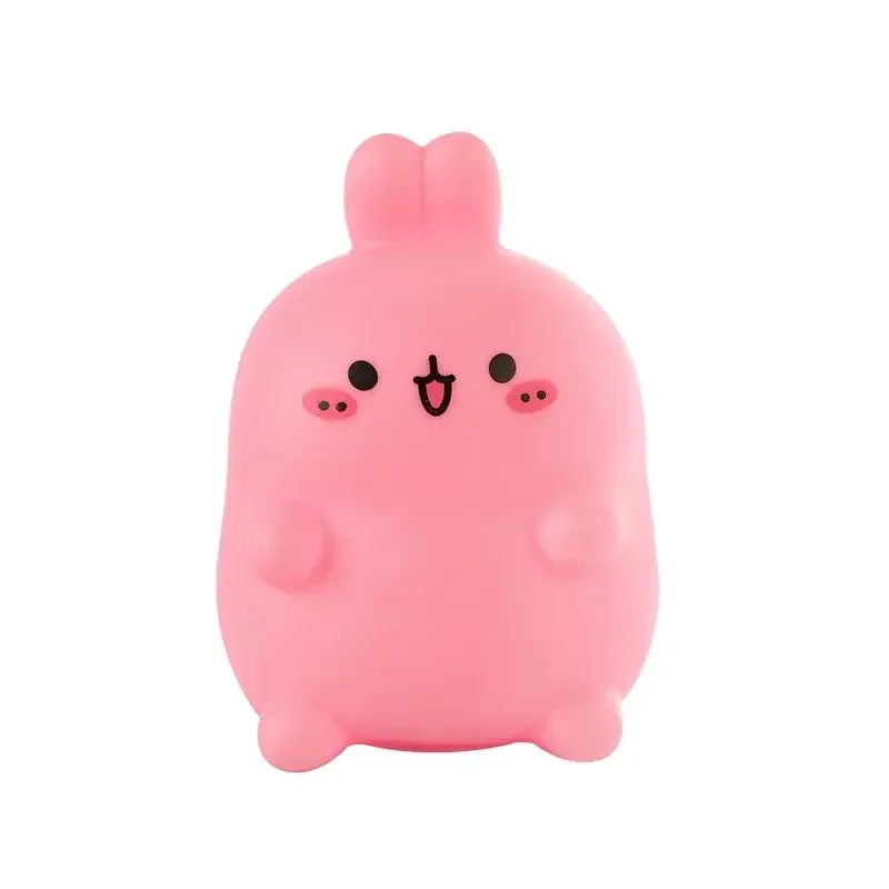 Cute Rabbit Night Light – LED Silicone Bedside Lamp, Cordless