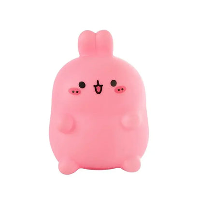 Cute Rabbit Night Light – LED Silicone Bedside Lamp, Cordless