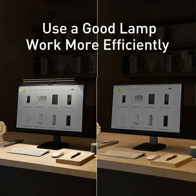 Baseus Monitor Light Bar – USB Screen Lamp for PC & Laptop