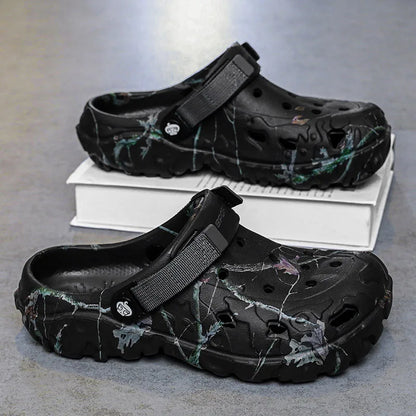 Men’s Lightweight Non Slip Platform Garden Sandals