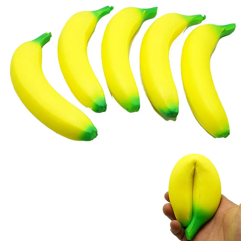Squishy Banana Slow Rising Stress Relief Squeeze Toy