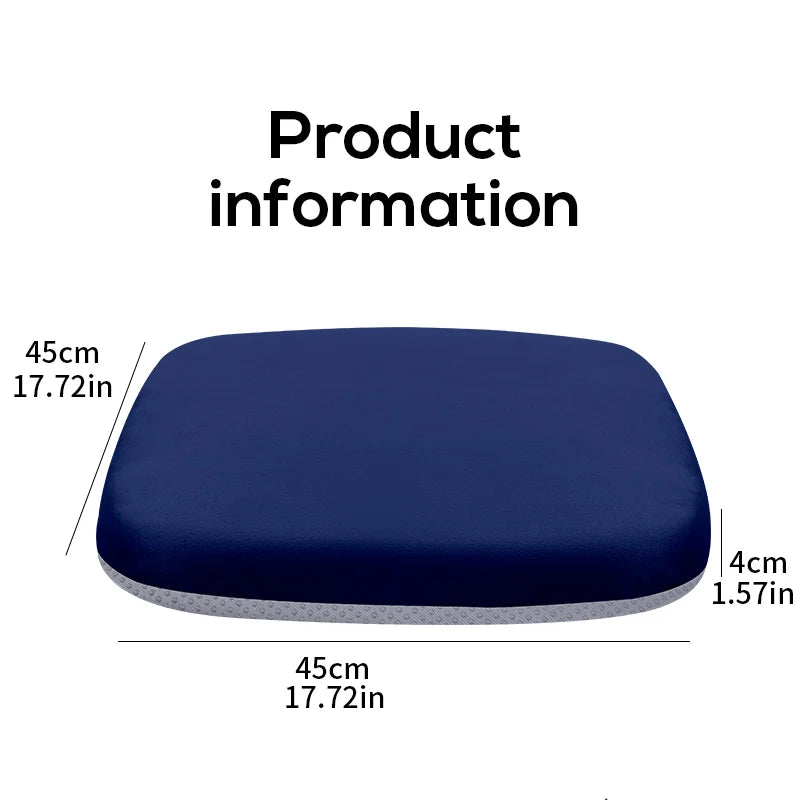 Memory Foam Seat Cushion for Office, Car & Home Use