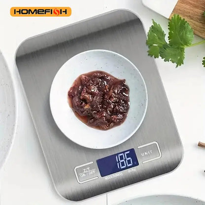Digital Kitchen Scale – Stainless Steel Food & Baking Scale