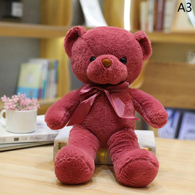 Stuffed Teddy Bear Plush Toy 30cm – Soft Colorful Bear Doll