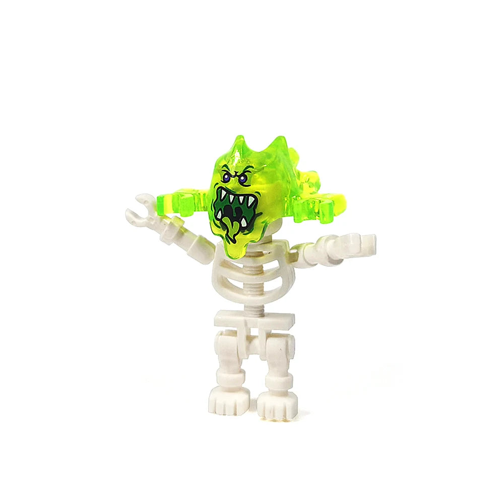 Halloween Skeleton Army Building Blocks Minifigures – Skeleton Horse MOC Figures