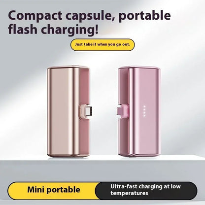Lenovo Mini Power Bank 30000–50000mAh – USB-C & Lightning Fast Charge