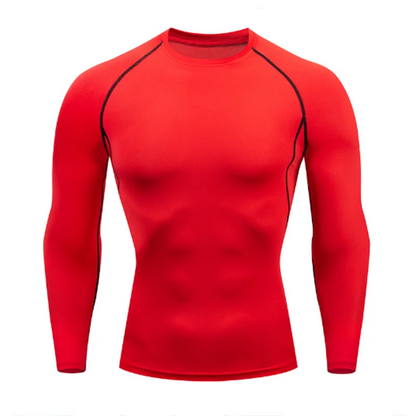 Men's Compression Long Sleeve Shirt – Quick-Dry Athletic Top